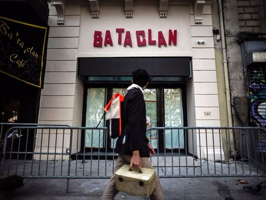 Nhà hát Bataclan, nơi từng là mục tiêu tấn công ngày 13/11/2015. Ảnh: AFP