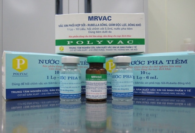 Vaccine phối hợp ngừa sởi-rubella mới được thử nghiệm lâm sàng thành công tại Việt Nam. 