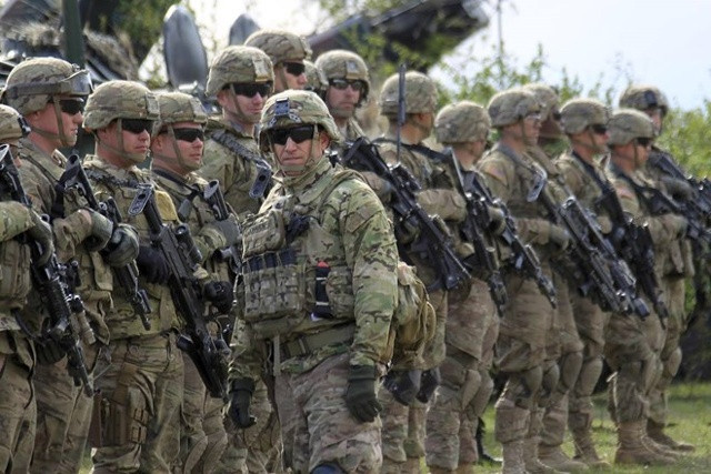 Quân đội Mỹ tham gia cuộc tập trận chung NATO.