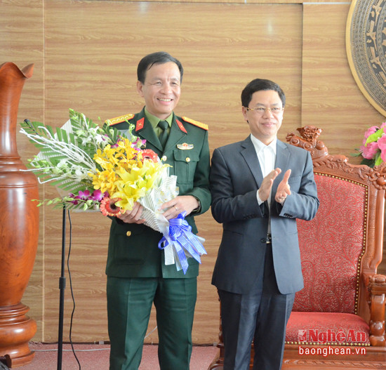 Đồng chí Nguyễn Xuân Sơn- Phó Bí thư Thường trực chủ trì hội nghị.
