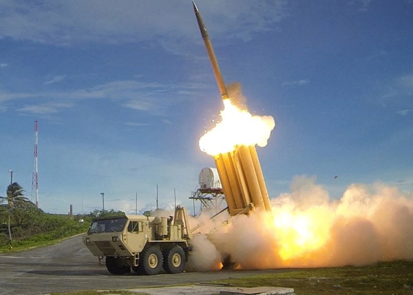 Hệ thống phòng thủ tên lửa THAAD của Bộ Quốc phòng Mỹ. Ảnh Getty