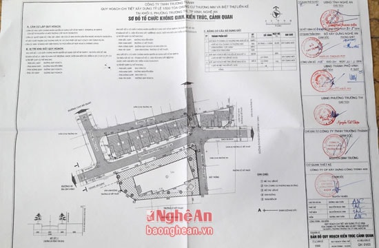 Quy hoạch chi tiết 1/500 về dự án