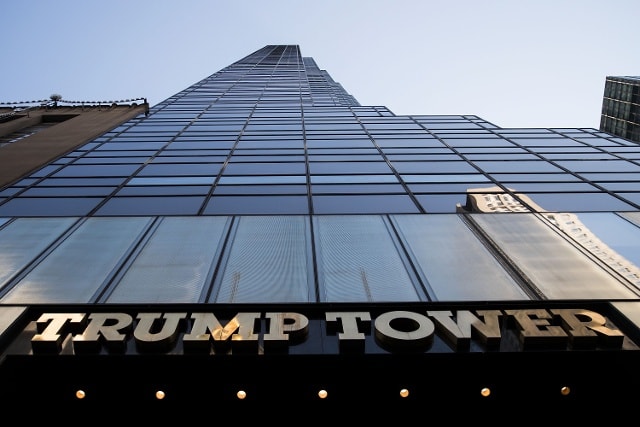 Trump Tower tại Manhattan, nơi hoạt động chuyển giao của ông Trump được tiến hành. Ảnh Getty