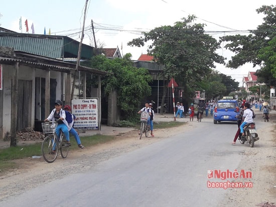 Hiện trường xảy ra vụ việc đánh người vô cớ ở An Hòa (Quỳnh Lưu) ngày 12-11