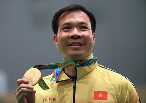 Xạ thủ Hoàng Xuân Vinh giành Huy chương Vàng Olympic Rio 2016