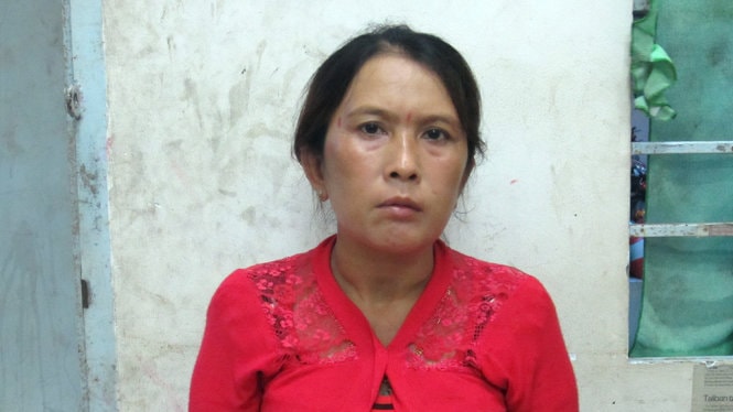 Phạm Thị Thùy đã từng thực hiện nhiều vụ lừa đảo lấy tài sản của học sinh - Ảnh: CHÂU THÀNH