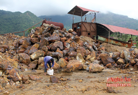 Trước đó, phần đất này do Công ty cổ phần Ngọc Sáng làm nơi tuyển quặng sắt. 