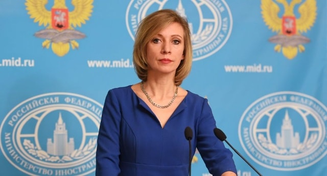 Đại diện chính thức Bộ Ngoại giao Nga Maria Zakharova cho biết, nước này 