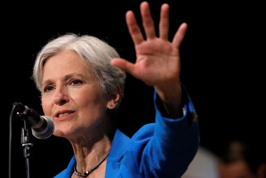 Bà Jill Stein trong chiến dịch vận động tại bang Illinois hồi tháng 9. Ảnh: Reuters