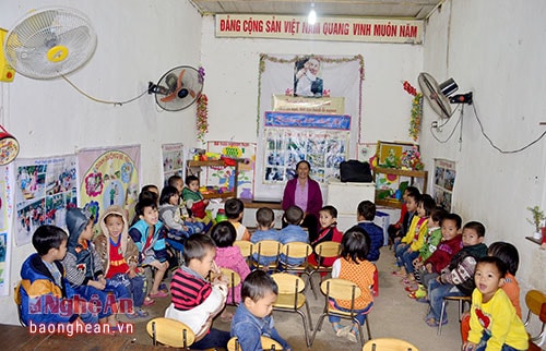 Trường Mầm non xã Thanh Tùng xuống cấp không đảm bảo điều kiện học tập được nhiều cử tri phản ánh.