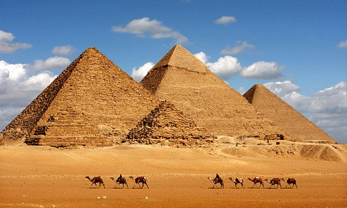 Đại kim tự tháp Giza ở Ai Cập. Ảnh: Wordpress.