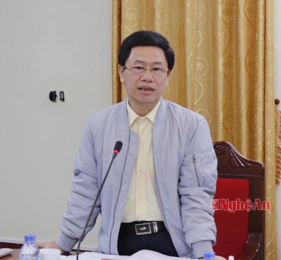 Đồng chí Nguyễn Xuân Sơn- Phó bí thư Thường trực Tỉnh ủy, Chủ tịch HĐND tỉnh yêu cầu cấp ủy, chính quyền huyện Quỳnh Lưu