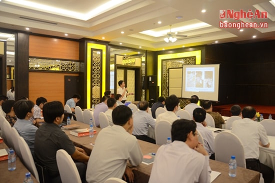 Sở GTVT tập huấn về ứng dụng công nghệ di dộng Mobiwork trong bảo trì đường bộ.