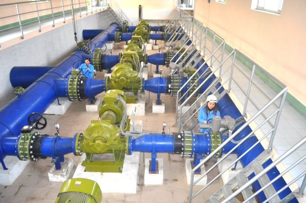 Nhờ nguồn vốn ODA, TP.Vinh đã hoàn thành dự án  nâng cấp Nhà máy nước Vinh công suất 60.000 m3 ngày phát huy hiệu quả.Ảnh: Hoàng Vĩnh