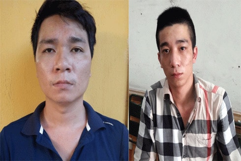 Cặp đôi lừa đảo Tùng, Long thời điểm bị bắt giữ