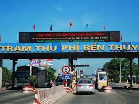 Trạm thu phí cầu Bến Thủy -Ảnh minh họa