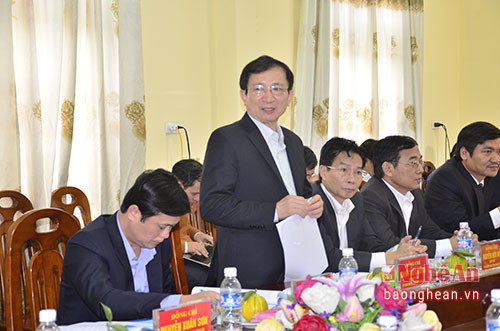 Đồng chí Đinh Viết Hồng - Phó Chủ tịch UBND tỉnh 