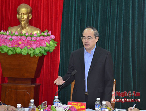 Đồng chí Nguyễn Thiện Nhân - Ủy viên Bộ Chính trị, Chủ tịch Ủy ban MTTQ Việt Nam 