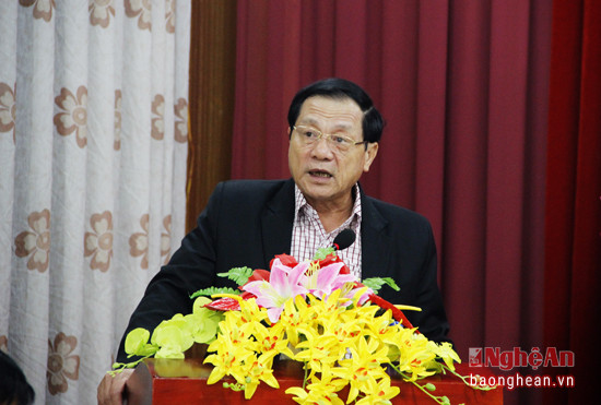 Đồng chí Lê Minh Thông phát biểu kết luận hội nghị.