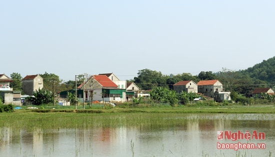 Một góc thôn 9, xã Thanh An (thôn thuộc diện đặc biệt khó khăn) nhìn từ phía sau.
