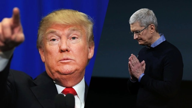 Donald Trump và CEO Apple, Tim Cook đang có những mâu thuẫn về nơi sản xuất iPhone và các sản phẩm khác của Apple.
