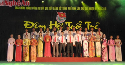 Thanh niên TP Vinh tham gia Đêm hội tuổi trẻ (ảnh tư liệu)