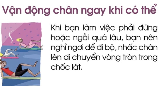 10 lời khuyên dành cho người bị suy tĩnh mạch - ảnh 1