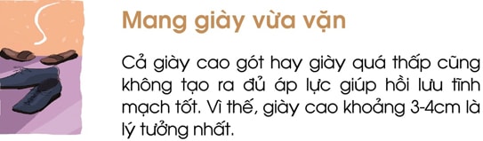 10 lời khuyên dành cho người bị suy tĩnh mạch - ảnh 4