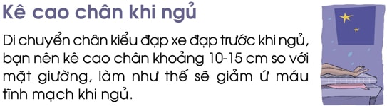 10 lời khuyên dành cho người bị suy tĩnh mạch - ảnh 5