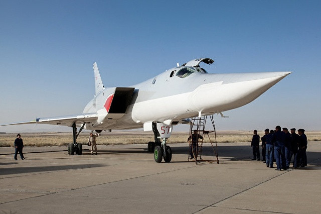 Tu-22M3  Máy bay siêu thanh ném bom tầm xa Tu22M3 có phạm vi bay thực tế đến 5.000 km, nhưng chưa thích hợp dành cho tầm bay xa liên lục địa.