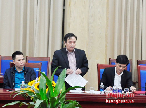 Ông Trần Anh Sơn-Phó Chủ tịch kiêm tổng thư ký Hội doanh nghiệp tiêu biểu Nghệ An