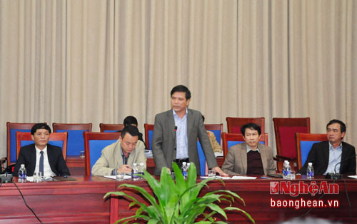 Ông Nguyễn Hoài An -Chủ tịch UBND TP Vinh 