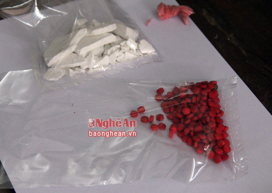 Số ma túy thu giữ được trong chuyên án 117A do Công an huyện Kỳ Sơn lập được.