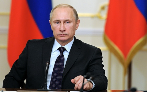 Tổng thống Putin nhận được sự ủng hộ cao nhất của người dân Nga trong năm 2016. Ảnh: AP