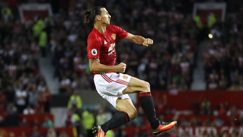 Được Mourinho tin tưởng, Ibrahimovic đang tỏa sáng rực rỡ.  Ảnh: Internet.