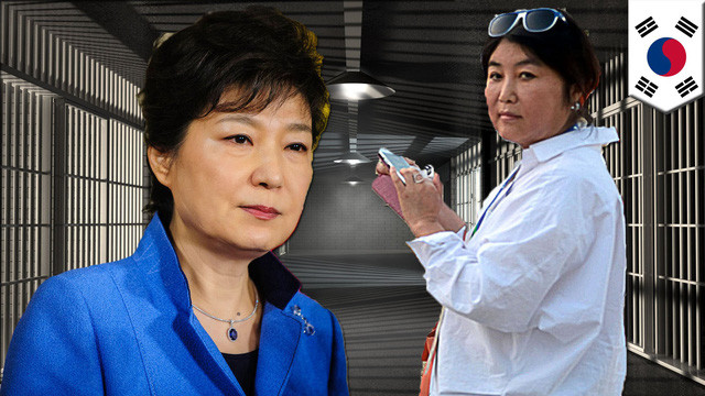Tổng thống Hàn Quốc Park Geun-hye và người bạn thân Choi Soon-sil. (Ảnh: World News)