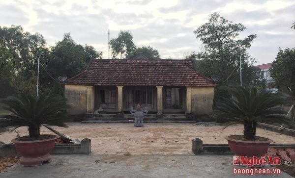 Di tích lịch sử Đền Đức Vua tại xã Nghi Xá (Nghi Lộc).