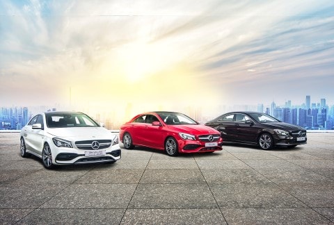 3 phien ban CLA 200, CLA 250 va Mercedes-AMG CLA 45 4MATIC