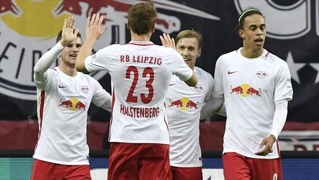 Leipzig thường ra sân với sơ đồ lạ lẫm 4-2-2-2.