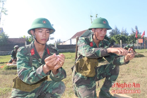 Thực hành tra lắp đò dùng gây nổ.