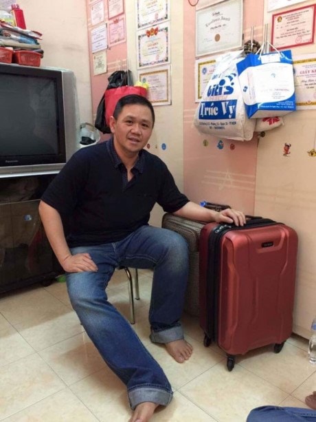 Minh Béo có vẻ gầy đi sai hơn 9 tháng ở Mỹ. 