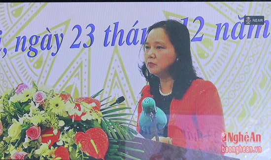 Bà Trần Thị Hà – Thứ Trưởng Bộ Nội Vụ - Trưởng Ban Thi đua khen thưởng Trung ương 
