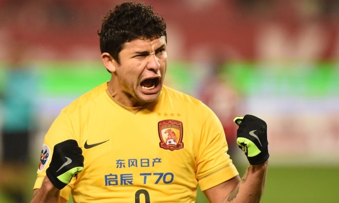 Elkeson (Shanghai SIPG).  Được mua với giá 19 triệu đôla hồi tháng 1/2016, từ Hằng Đại Quảng Châu.