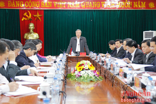 Đồng chí Trần Quốc Vương- Chủ nhiệm Ủy ban kiểm tra kiểm tra Trung ương