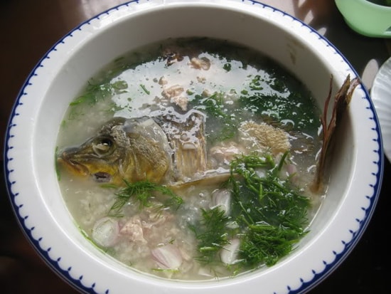 cháo cá diếc