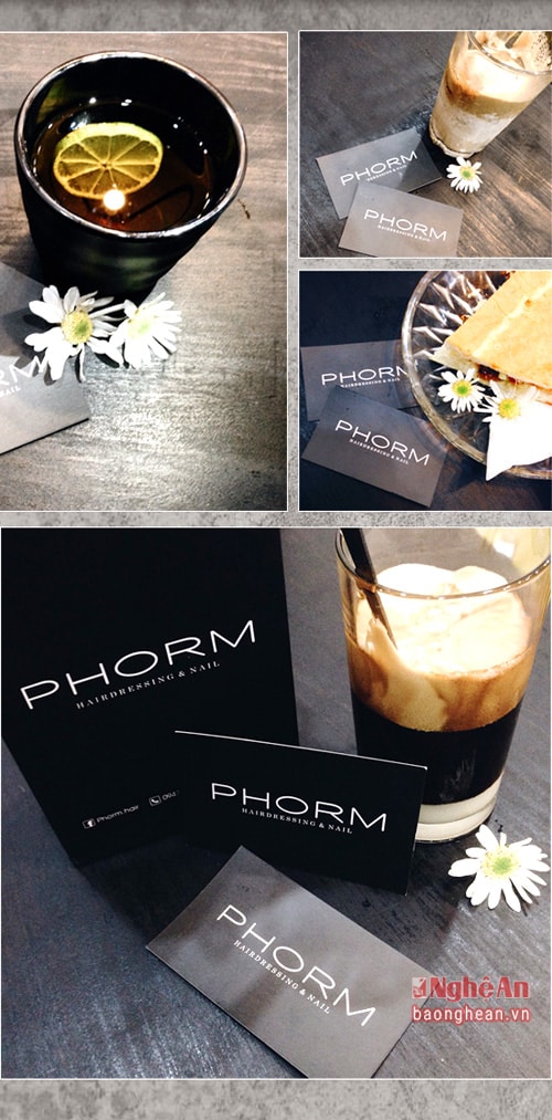 Và ở SALON TÓC PHORM.hair  hôm ấy, tôi đã được thưởng thức cafe với hương vị đậm đà và bữa ăn nhẹ gồm bánh ngọt... .Tất cả các món đều do em lựa chọn những địa chỉ tin cậy để phục vụ tốt nhất và miễn phí cho khách hàng.