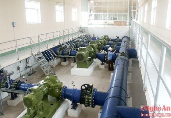 Hệ thống cấp nước công suất 60.000 m3 tại Nhà máy nước Hưng Vĩnh