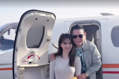 Vừa qua, Ngọc Trinh sang Mỹ thăm  người yêu và ra mắt gia đình bạn trai.