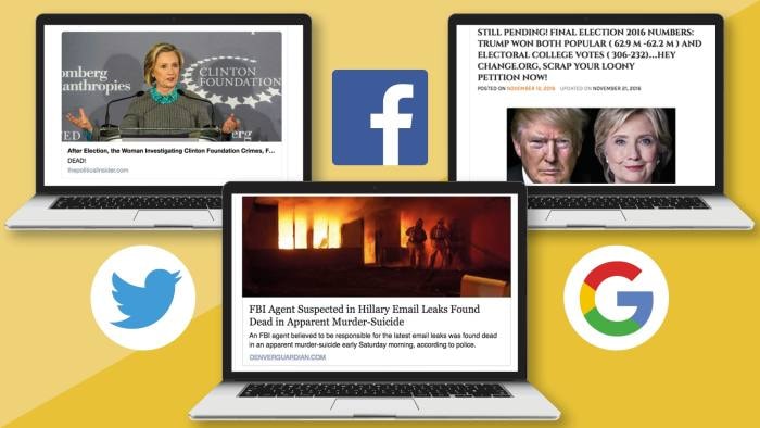 Năm 2016, năm của cơn bão mạng xã hội. Ảnh: Financial Times.