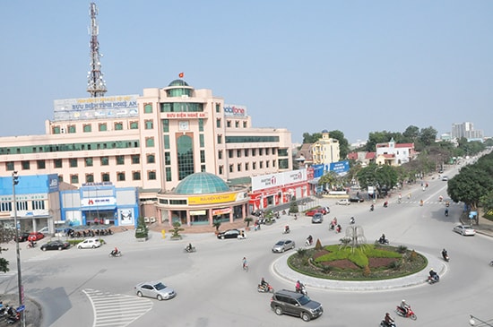 Tòa nhà Bưu điện tỉnh Nghệ An.